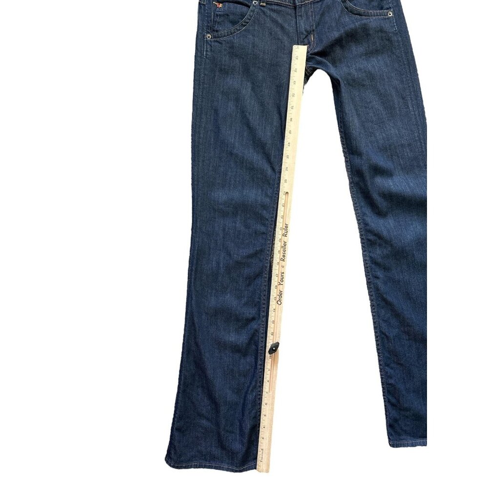 Hudson Jeans Womens 27 Blue Bootcut Stretch Made in USA Flap Pockets Denim - Picture 10 of 11